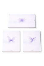 Set van 3 A6 Notitieblokken – Paarse Watercolor Dream