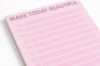 Set A6 Notitieblok Checklist – Motiverende Quotes – To Do Lijst – “Trust the Process” – “Make Today Beautiful” – Planner – Cadeau voor Vrouwen