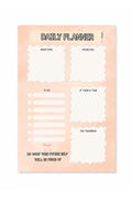 A5 Daily Planner Notitieblok – 50 Vellen – Dagplanner – To-Do Planner – Bureauplanner – Planner Blok – Roze
